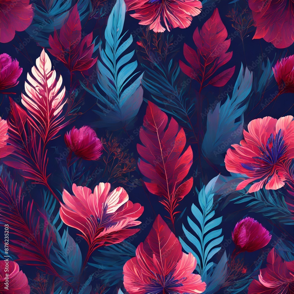 seamless floral pattern seamless floral pattern