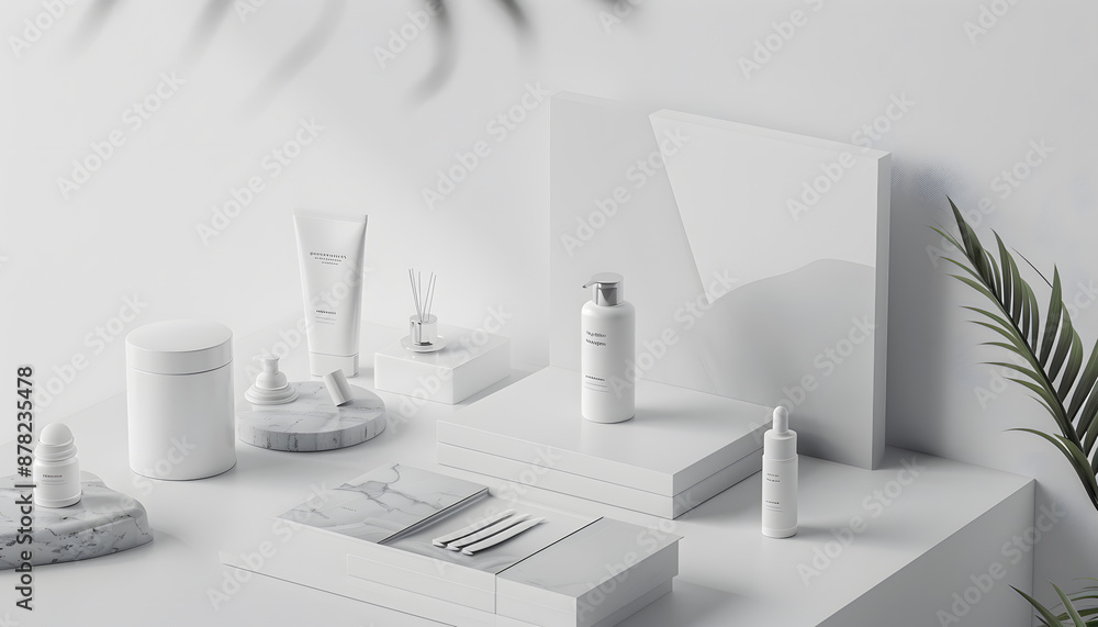 Fototapeta premium Product mockup backgrounds for brands