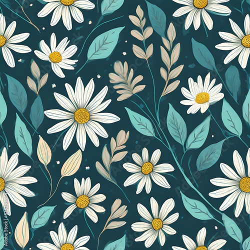 seamless floral pattern © Frantisek