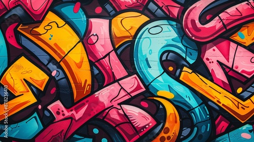 Wallpaper Mural graffiti abstract background Torontodigital.ca