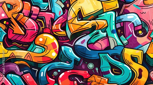 Wallpaper Mural graffiti abstract background Torontodigital.ca