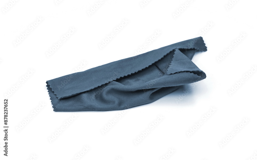 Glass cleaning cloth, napkin isolated on white background Glass cleaning cloth, napkin isolated on white background