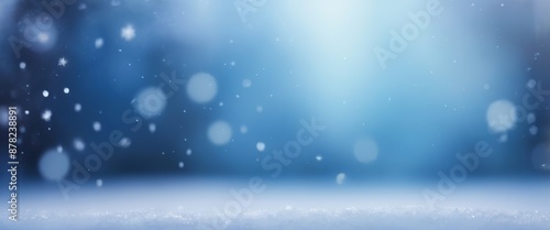Light blue Christmas background with snowflake texture. Made with generative AI technology