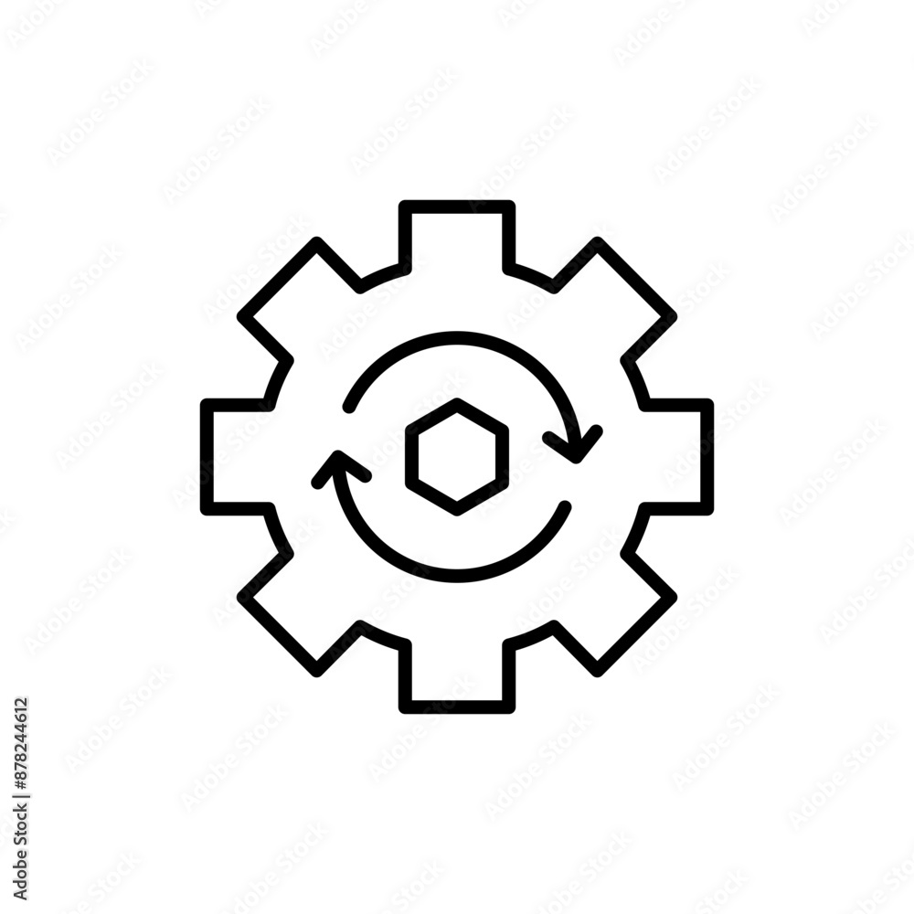 Engineer recovery outline icons, minimalist vector illustration ,simple transparent graphic element .Isolated on white background Engineer recovery outline icons, minimalist vector illustration ,simple transparent graphic element .Isolated on white background