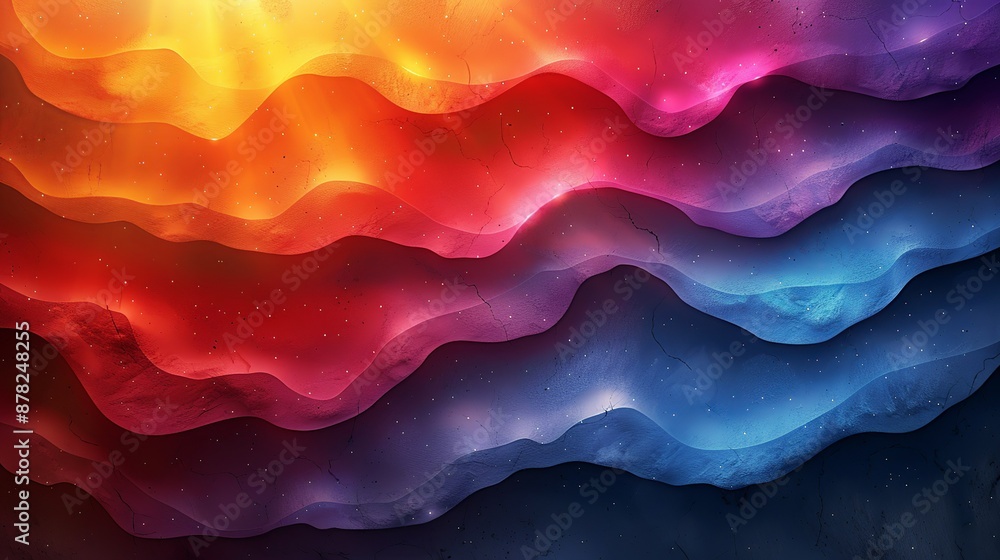Fototapeta premium Gradient backgrounds with smooth transitions and vibrant colors create a modern and dynamic look ideal for stylish and sophisticated designs Background Illustration, Bright color tones, , Minimalism,