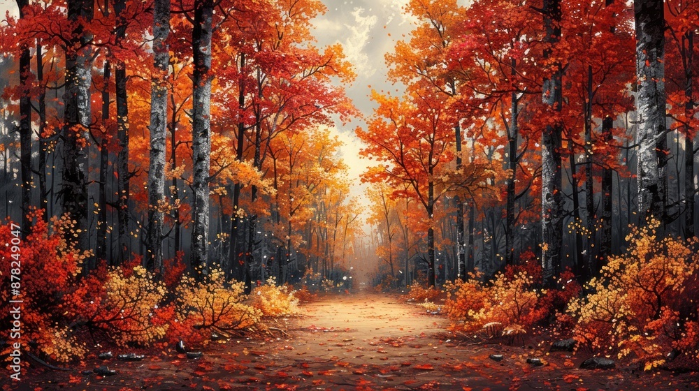 Autumn Forest Path Autumn Forest Path