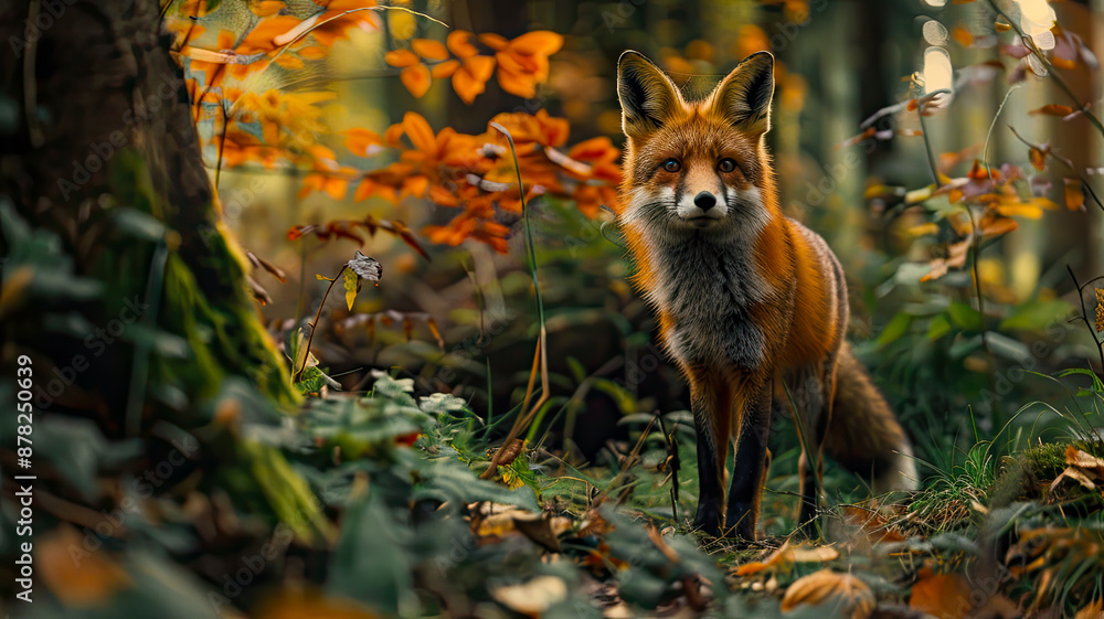 Fototapeta premium Ein Fuchs im Wald