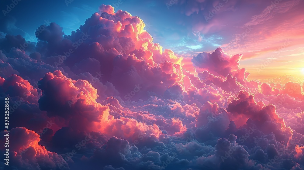 Sky backgrounds with clouds and atmospheric elements create a sense of openness and freedom perfect for serene and uplifting designs Background Illustration, Bright color tones, , Minimalism, Sky backgrounds with clouds and atmospheric elements create a sense of openness and freedom perfect for serene and uplifting designs Background Illustration, Bright color tones, , Minimalism,