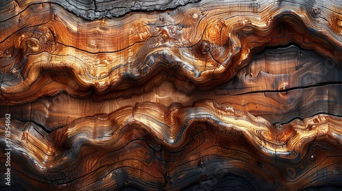 Wallpaper Mural Wood grain patterns with natural textures and rich colors bring warmth and authenticity to any project ideal for rustic and organic designs Background Illustration, Bright color tones, , Minimalism, Torontodigital.ca