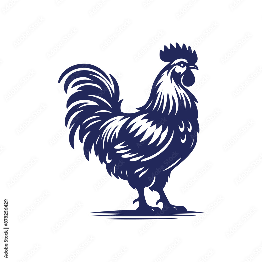 Chicken silhouette vector Clip art isolated design illustration Chicken silhouette vector Clip art isolated design illustration