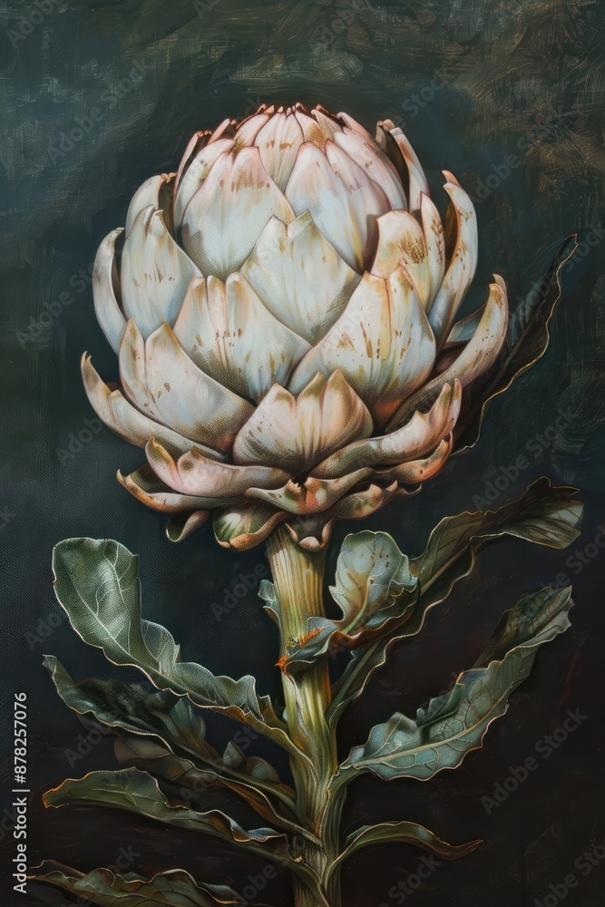 Fototapeta premium Fresh artichoke natural and vegetarian food