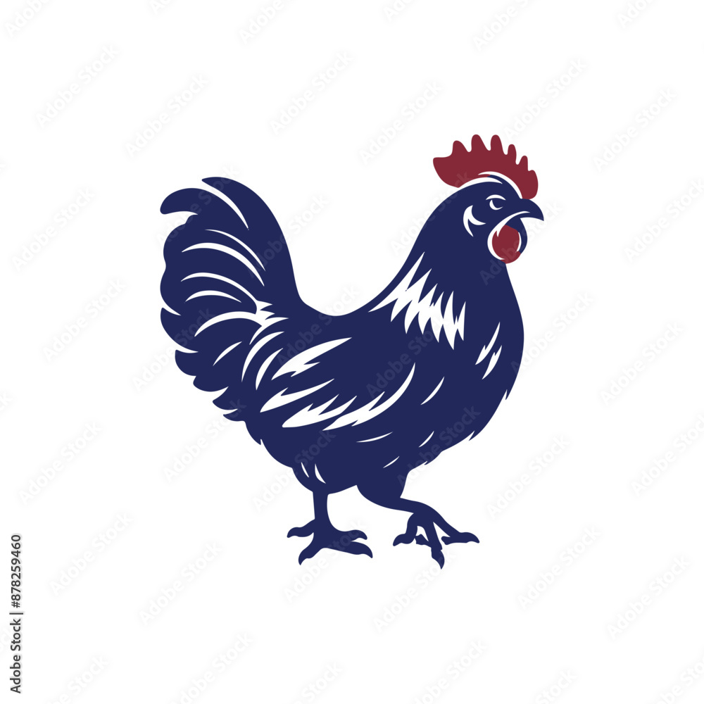 Chicken silhouette vector Clip art isolated design illustration Chicken silhouette vector Clip art isolated design illustration