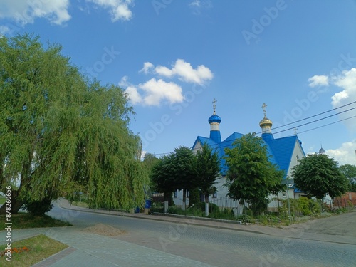 modern Orthodox church in a town in East Prussia