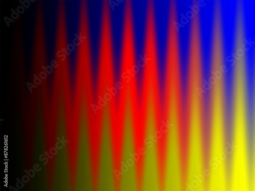 Blurred abstract grainy color gradient background blue teal red beige orange noise texture poster banner design