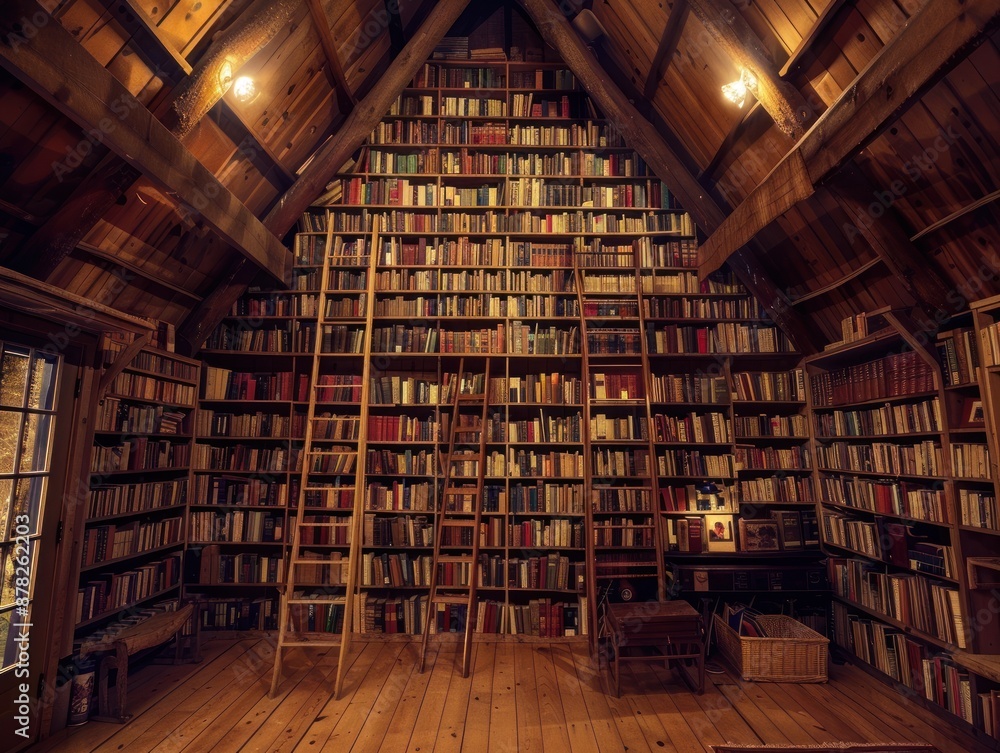 A Room Filled With Books, A Haven for Readers A Room Filled With Books, A Haven for Readers