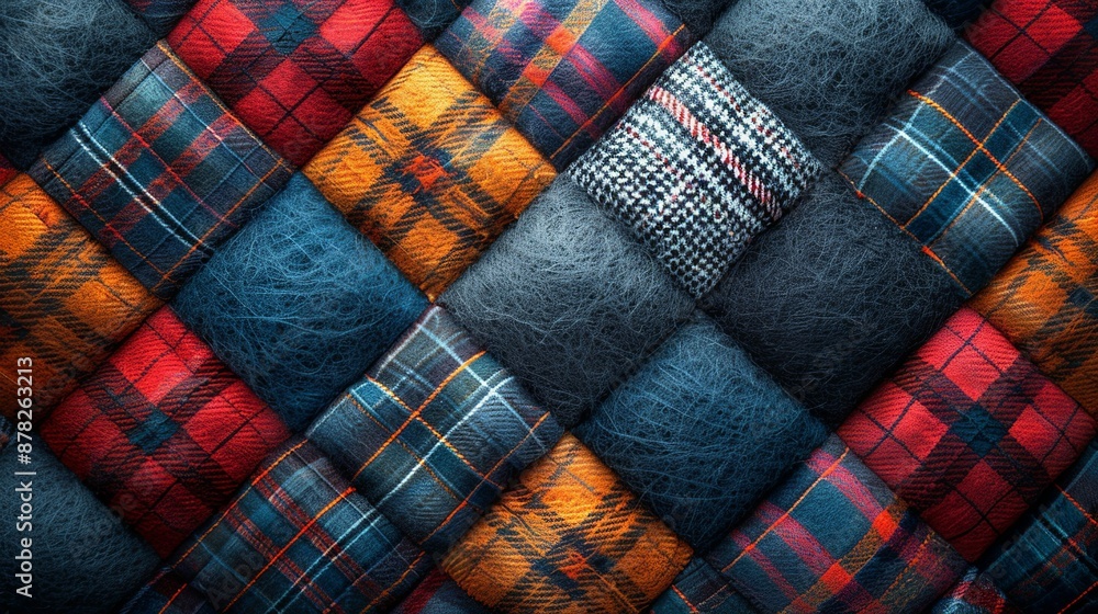 Plaid backgrounds with intersecting lines and rich colors evoke a sense of tradition and warmth perfect for cozy and rustic designs Background Illustration, Bright color tones, , Minimalism, Plaid backgrounds with intersecting lines and rich colors evoke a sense of tradition and warmth perfect for cozy and rustic designs Background Illustration, Bright color tones, , Minimalism,