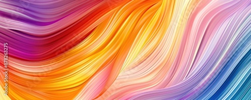 Wallpaper Mural Abstract texture background with a gradient wave effect in bright, contrasting colors Torontodigital.ca