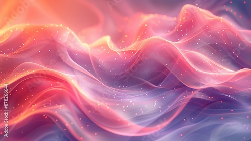 Wave pattern backgrounds with flowing lines and vibrant colors create a sense of movement and fluidity perfect for stylish and dynamic designs Background Illustration, Bright color tones, ,