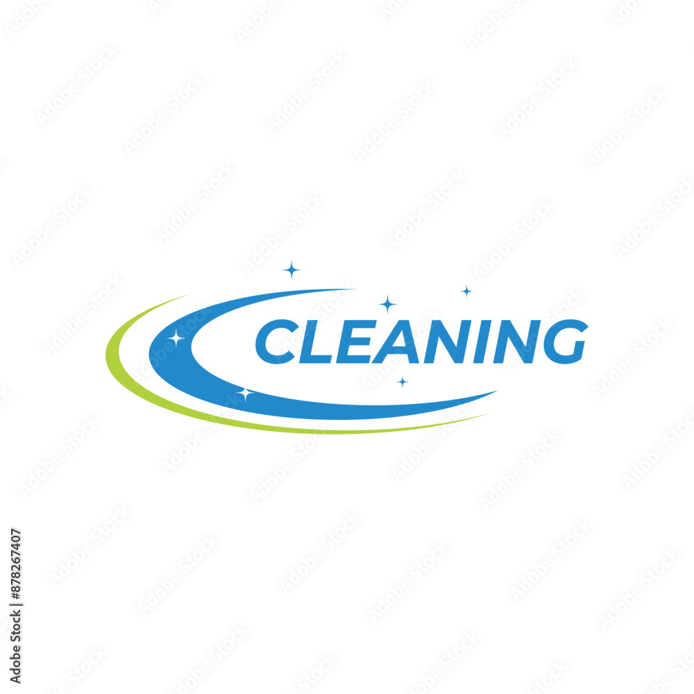 Cleaning Logo. vector illustration. nature symbol Cleaning Logo. vector illustration. nature symbol