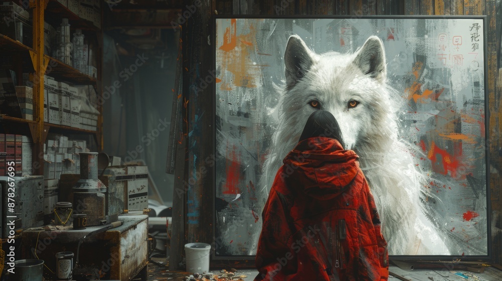 an east coast alleyway with a dog an east coast alleyway with a dog
