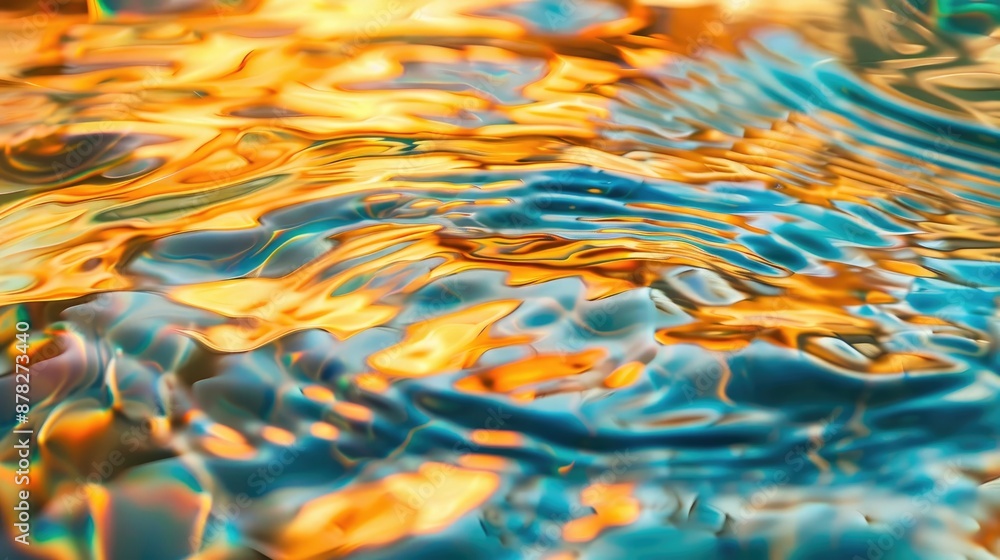 Abstract Background of Rippled Water Surface Abstract Background of Rippled Water Surface
