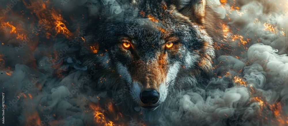Wolf in Flames