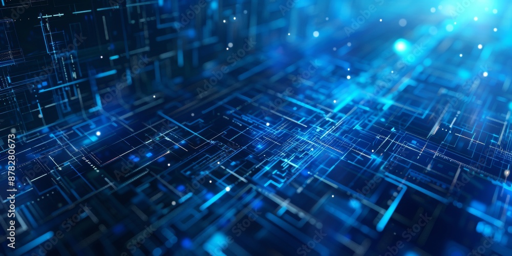 Blue technology digital texture background Blue technology digital texture background