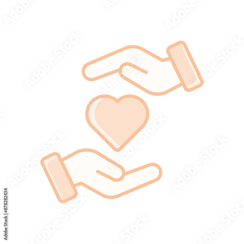 Charitable Giving vector icon
