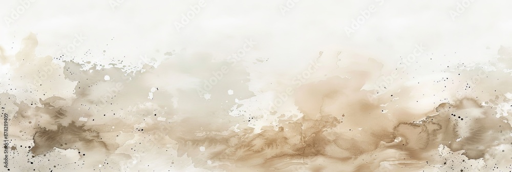 Abstract Watercolor Background in Brown and Beige Tones Abstract Watercolor Background in Brown and Beige Tones