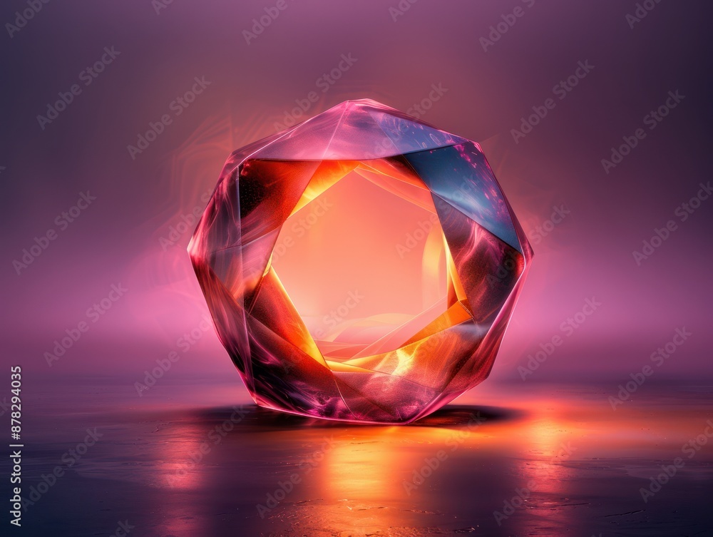Abstract Geometric Shape with Soft Glow, Illuminated Crystal, Shape Glow Developing, Creative Light, Intriguing Design, Modern Art, 3D Rendering, Digital Art, Geometric Shapes, Light Effects Abstract Geometric Shape with Soft Glow, Illuminated Crystal, Shape Glow Developing, Creative Light, Intriguing Design, Modern Art, 3D Rendering, Digital Art, Geometric Shapes, Light Effects