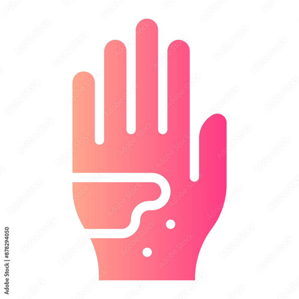 rash gradient icon rash gradient icon