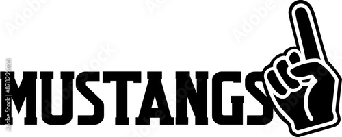 Mustangs Team Graphic