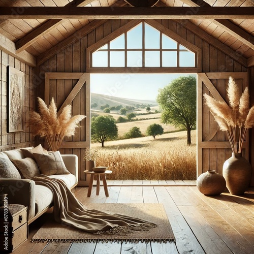 interior_deco_room_in_the_style_of_Rustic