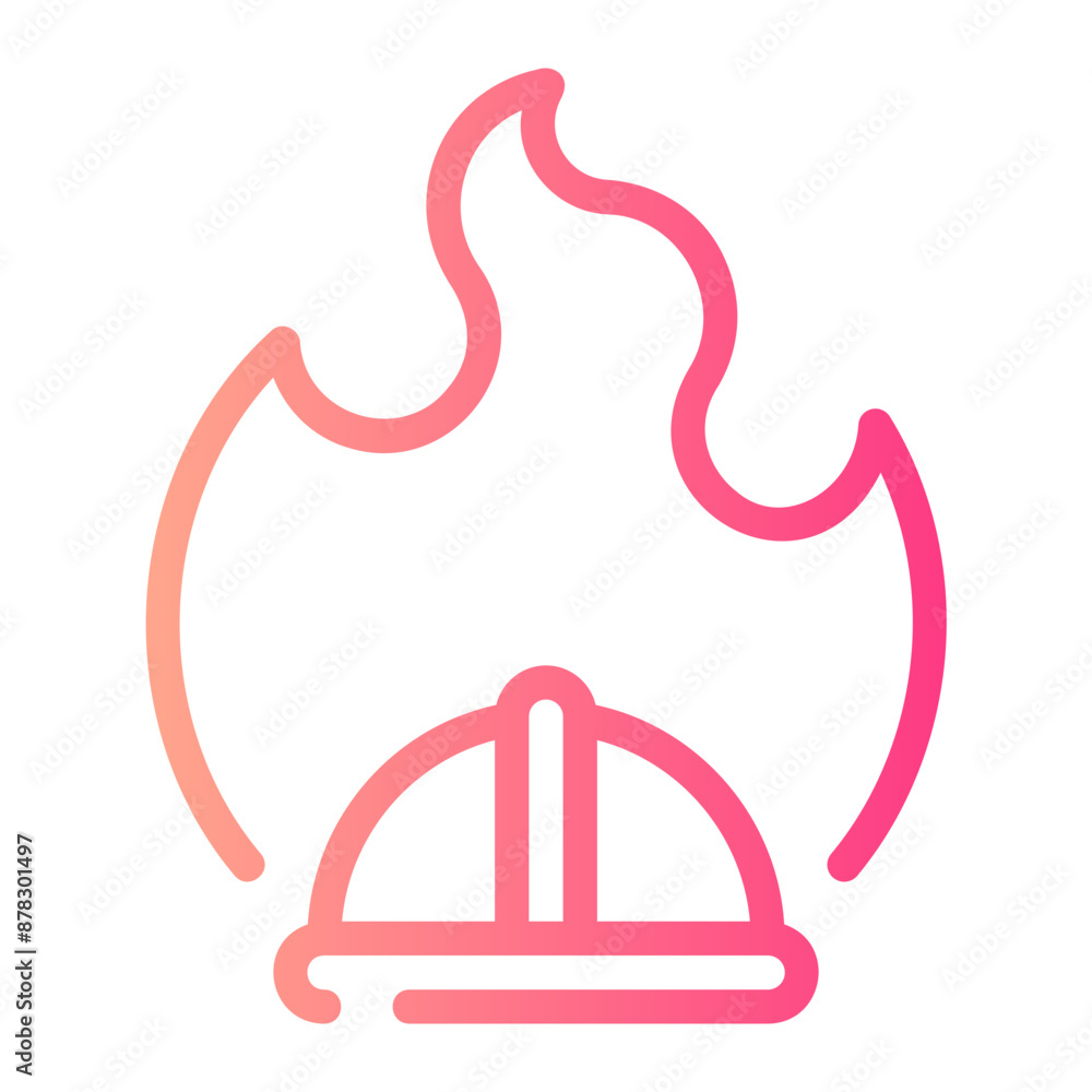 burnout gradient icon burnout gradient icon