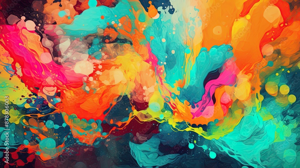 Colorful abstract background. Ai generative Colorful abstract background. Ai generative