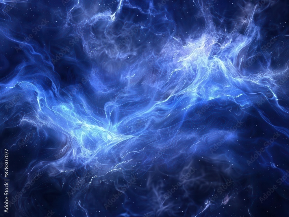ethereal blue energy tendrils intertwine in a swirling cosmic dance creating an otherworldly abstract background with glowing wisps and pulsating light particles ethereal blue energy tendrils intertwine in a swirling cosmic dance creating an otherworldly abstract background with glowing wisps and pulsating light particles