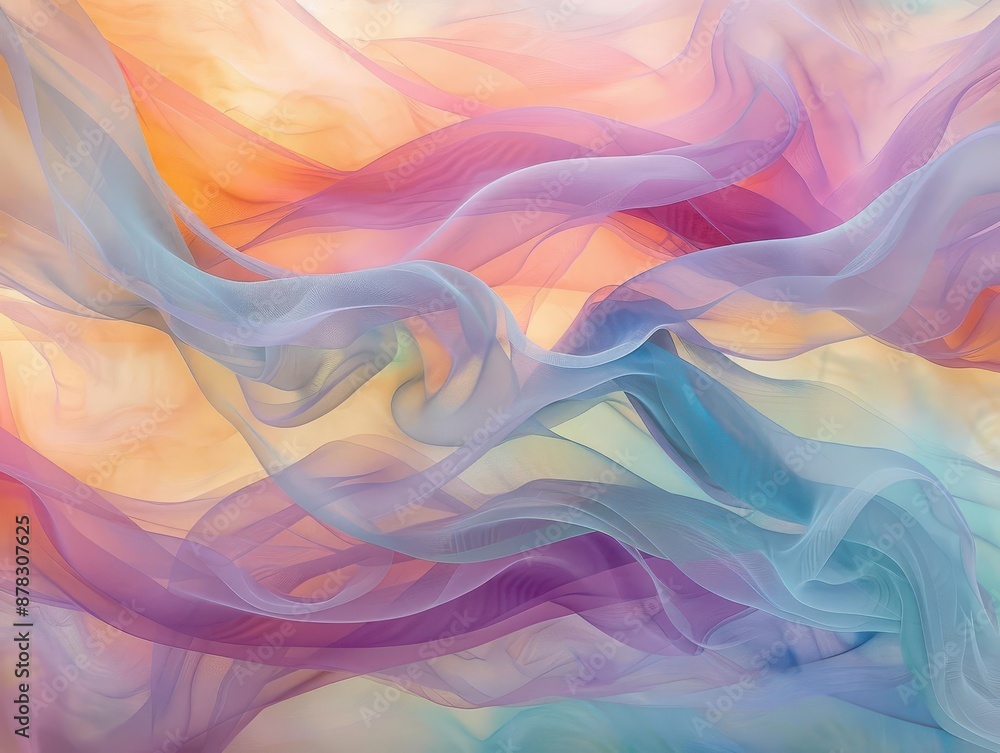 ethereal organic dreamscape swirling abstract shapes in pastel hues fluid forms merging seamlessly creating a mesmerizing panoramic vista with depth and movement ethereal organic dreamscape swirling abstract shapes in pastel hues fluid forms merging seamlessly creating a mesmerizing panoramic vista with depth and movement