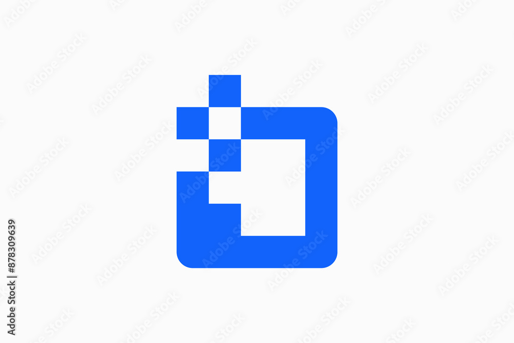 B Pixel Data Vector Logo Premium B Pixel Data Vector Logo Premium