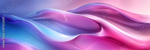 Abstract glowing ultraviolet sine waves form a dynamic background. Suitable for banners backdrops or 3D mapping textures.