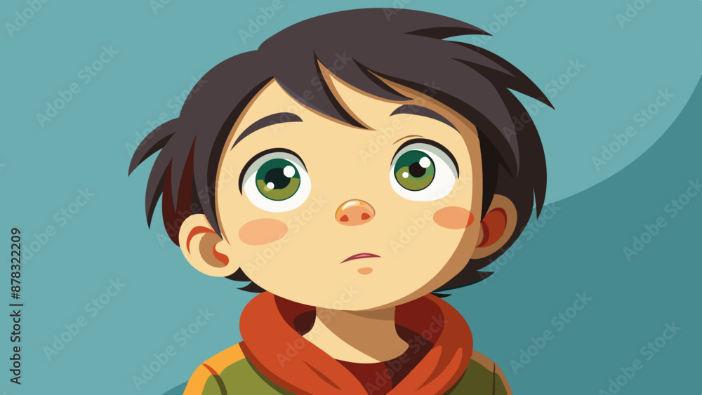 A child with a look of wonder, gazing upwards with wide eyes and a curious expression.
A child with a look of wonder, gazing upwards with wide eyes and a curious expression.