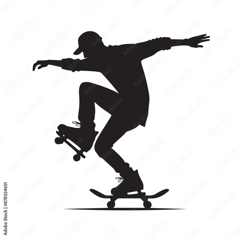skateboarders vector illustration skateboarders vector illustration