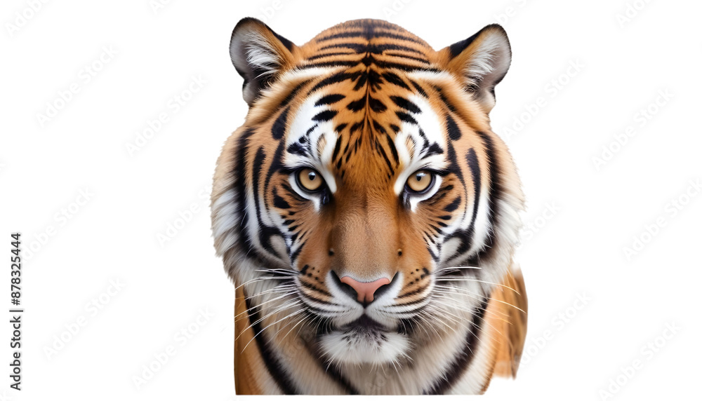 Obraz premium Wild tiger cut out