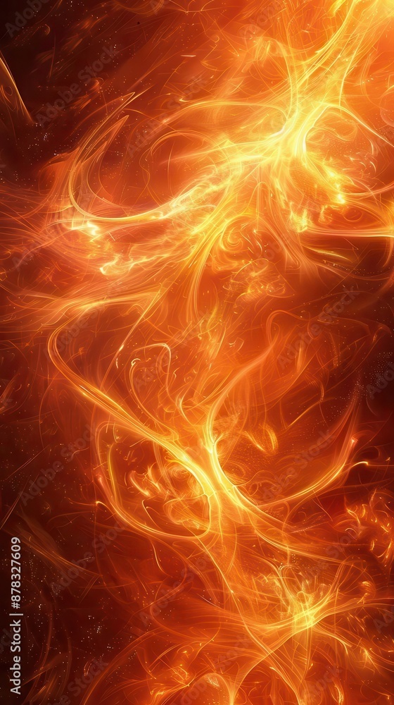 Fototapeta premium close up of a fire with a black background