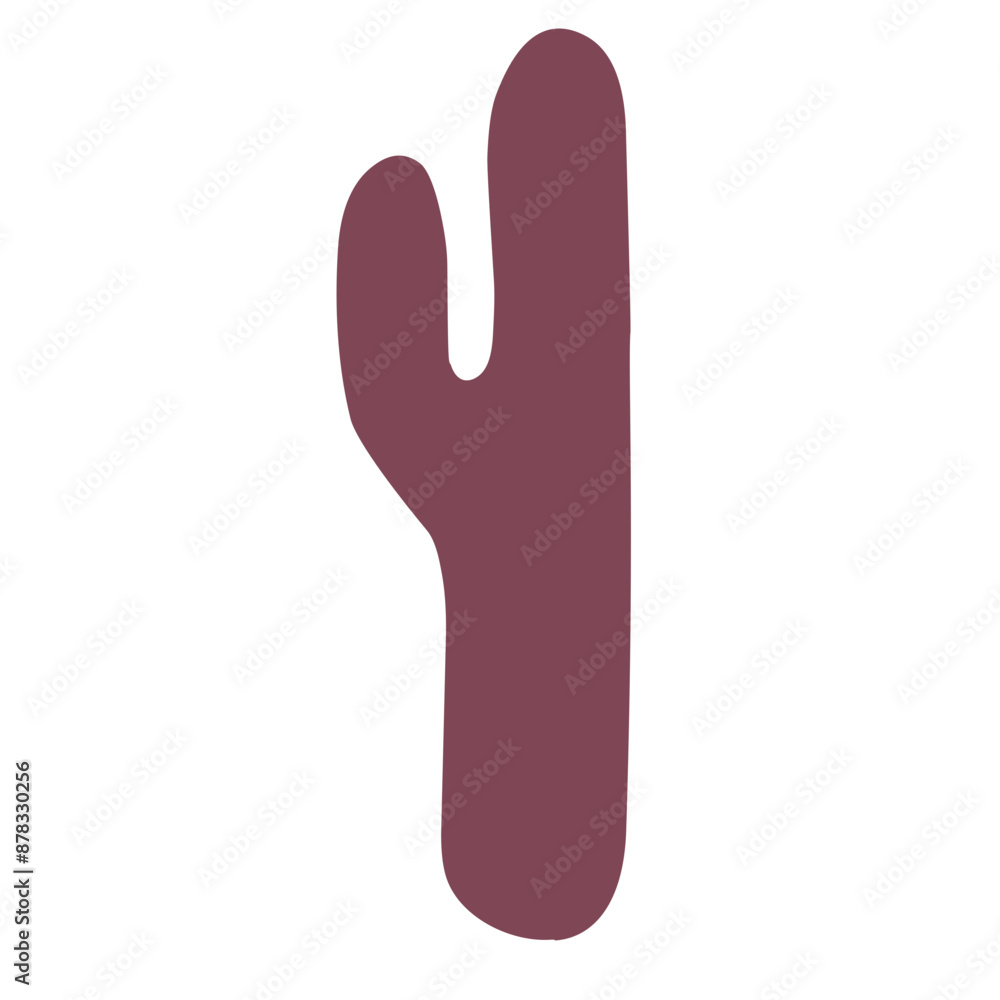 flat cactus on isolated white background vector flat cactus on isolated white background vector