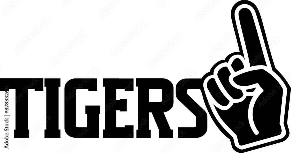 Fototapeta premium Tigers Graphic 