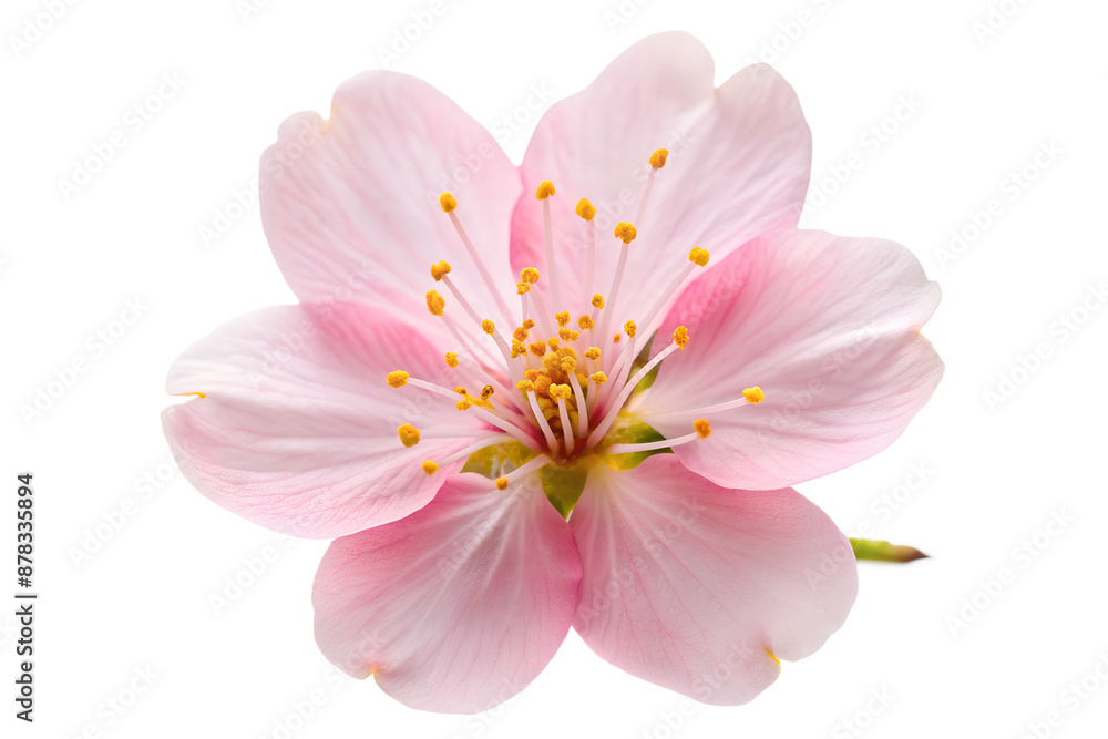 Close-Up of Beautiful Pink Sakura Flowers on Branch Close-Up of Beautiful Pink Sakura Flowers on Branch