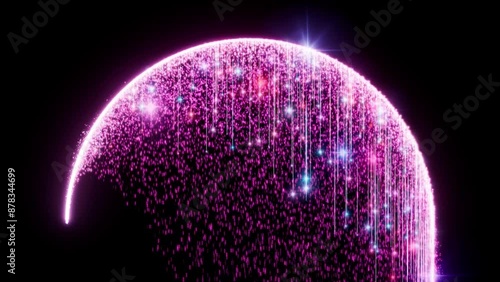 Particle meteor