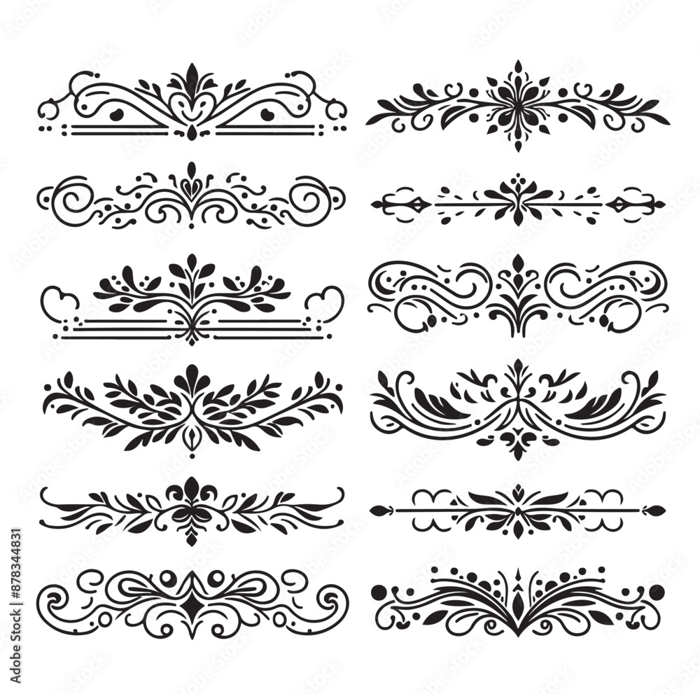set of borders and Corners vector illustration set of borders and Corners vector illustration