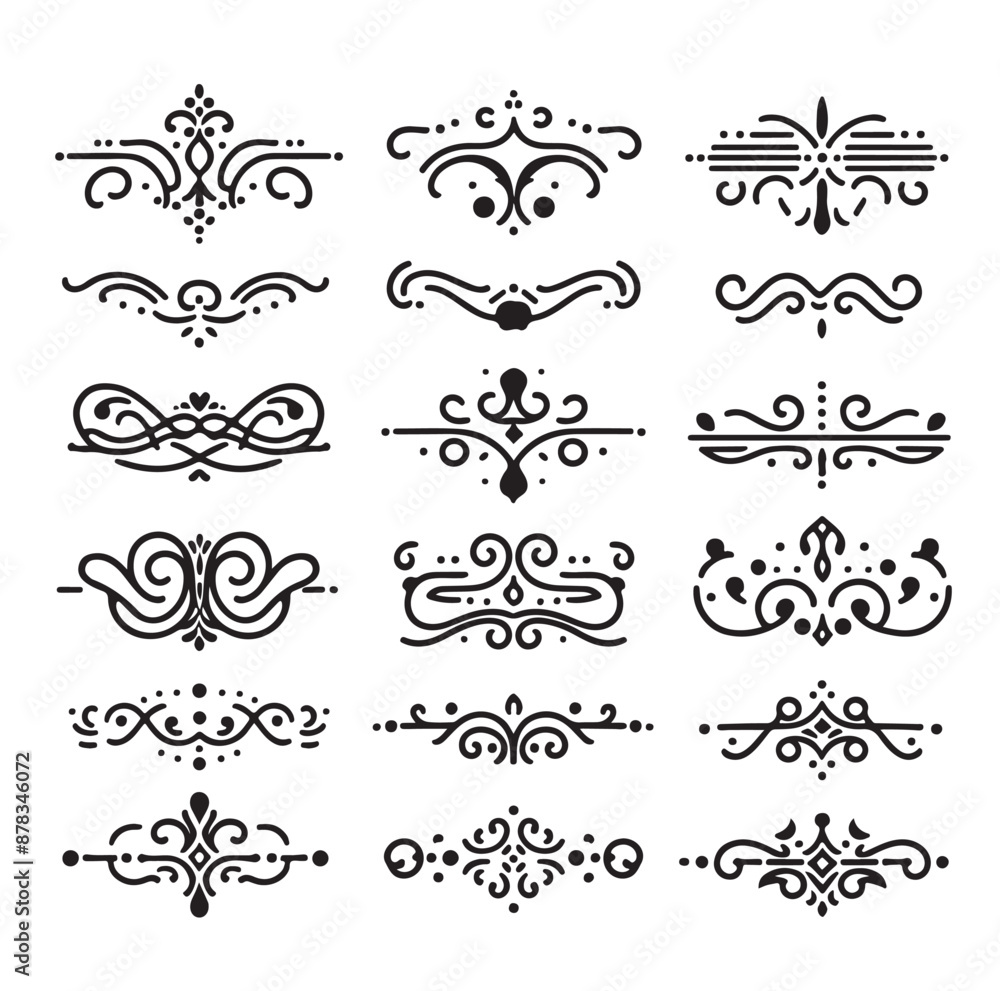 set of borders and Corners vector illustration set of borders and Corners vector illustration