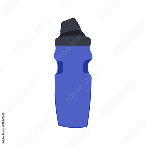 container bike bottle cartoon. aluminum metal, blue flask, pink recycle container bike bottle sign. isolated symbol vector illustration